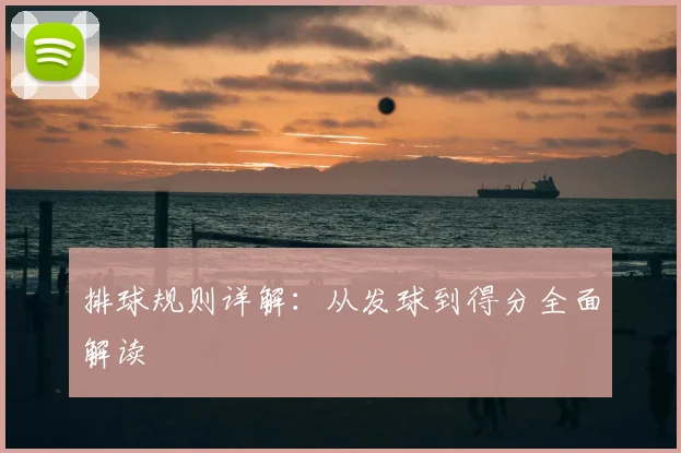排球规则详解：从发球到得分全面解读